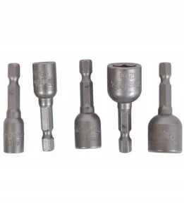 Zestaw nasadek magnet. Makita 5 szt.6/8/10/12/13