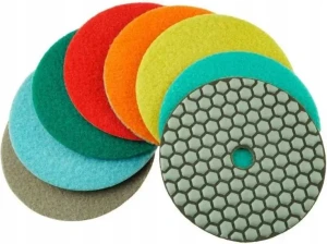 Krążek diamentowy szlifujący polerski na sucho go gresu i glazury 125mm grubość 100