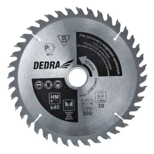 Piła tarczowa do cięcia drewna Dedra 210x30mm 60Z