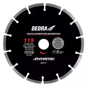 Tarcza segmentowa do betonu 150mm Dedra Dynamic