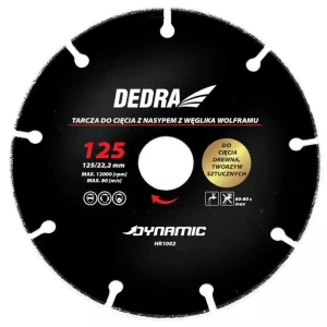 Tarcza do cięcia drewna tworzyw sztucznych 125mm