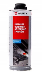 Preparat do zabezpieczania konserwacji podwozia baranek WURTH CZARNY
