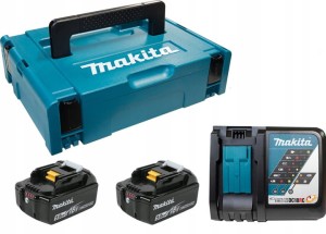 SZYBKA ŁADOWARKA MAKITA DC18RC + 2x AKUMULATOR 5Ah