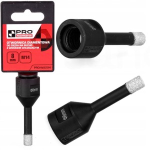 Otwornica Diamentowa Na Sucho Do Szlifierki M14 8mm PRO FACHMAYER