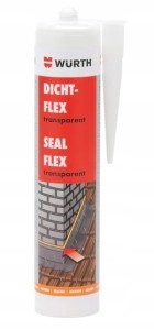 SZCZELIWO DEKARSKIE DACHFLEX BEZBARWNE 310ML WURTH