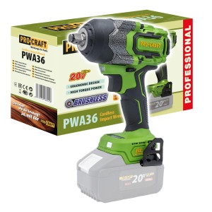 AKUMULATOROWY KLUCZ UDAROWY 850Nm 1/2" PROCRAFT PWA36