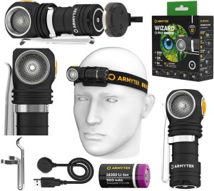 Latarka Armytek Wizard C1 Pro White F09001C Białe światło 1000 lm Magnet