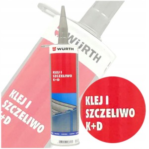 Klej i Szczeliwo K+D Szary 300ml Wurth
